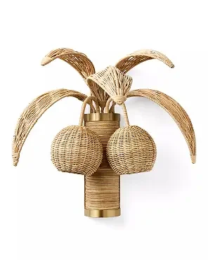 Breakers Rattan Sconce