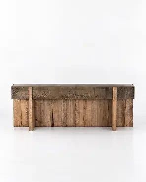 Bingham Rustic Oak Console Table