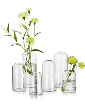 Set of 6 - Small Bud Vases