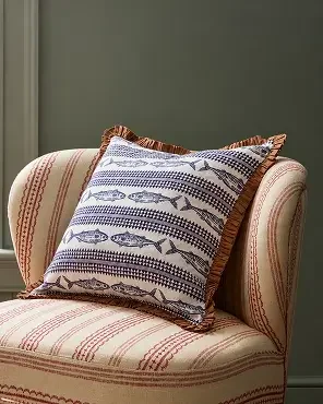 Sardine Stripe Pillow Cover