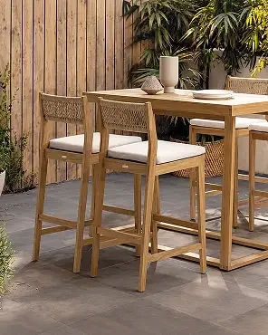 Teak Outdoor Bar Set