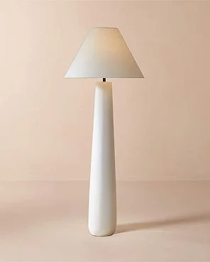 White Cement Floor Lamp