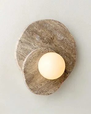 Travertine Wall Sconce