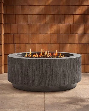 Wilmar Round Natural Gas Fire Pit