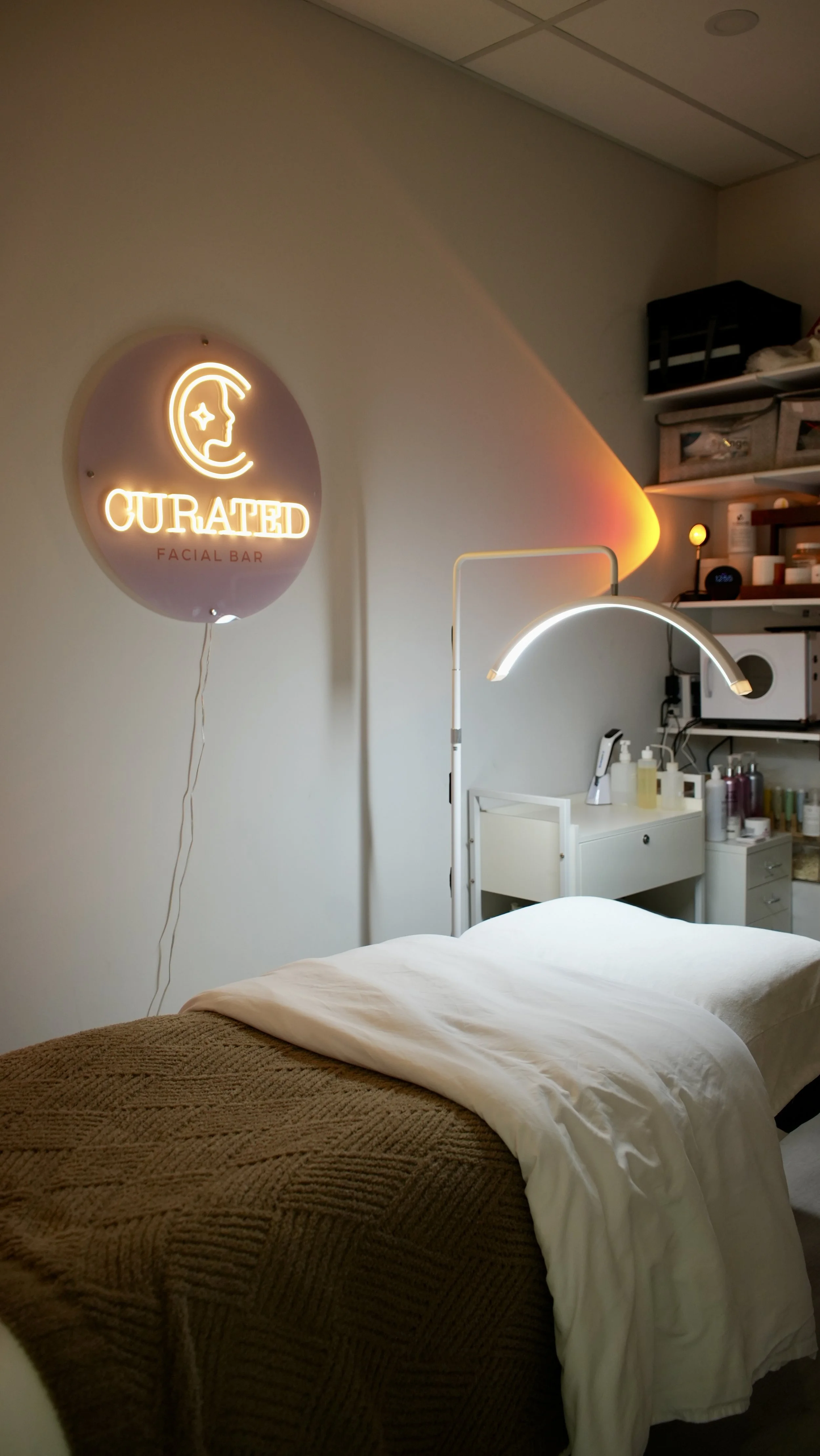 Curated Facial Bar campaign content