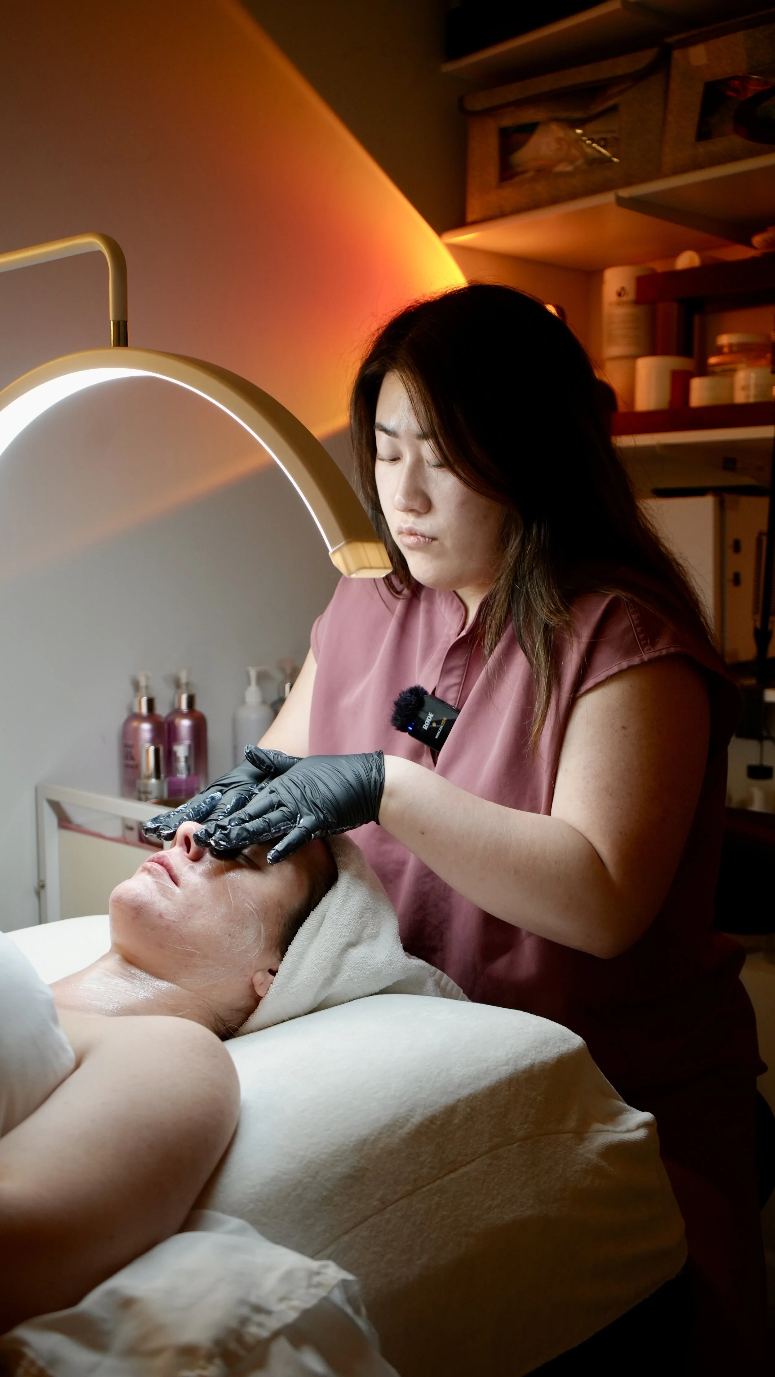 Curated Facial Bar content