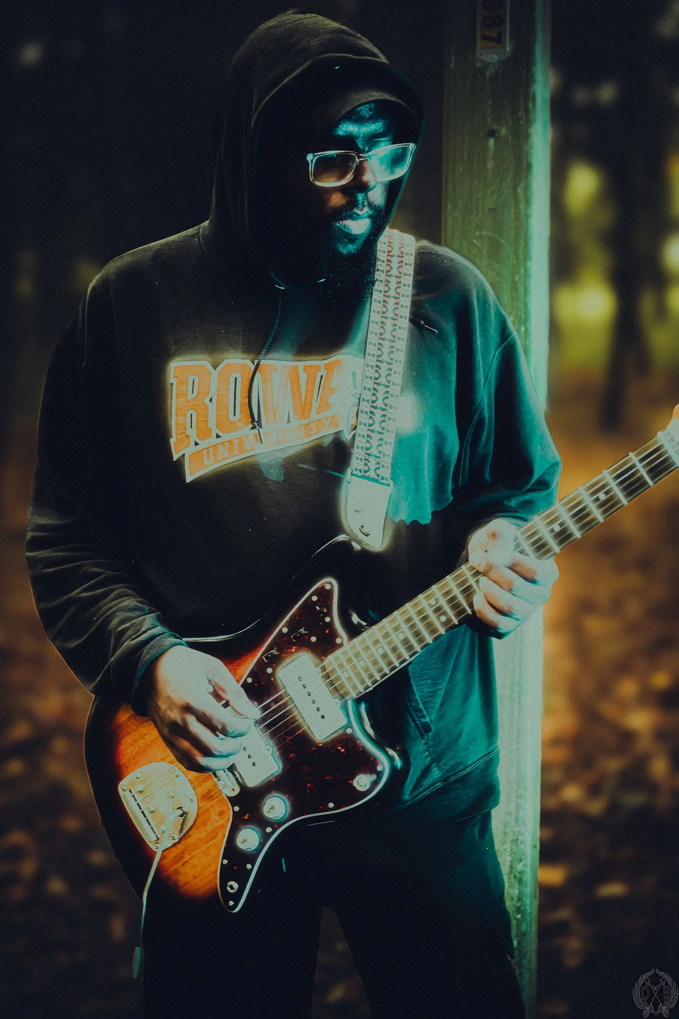 Blood Roses artist portrait created for promotional and social media use
