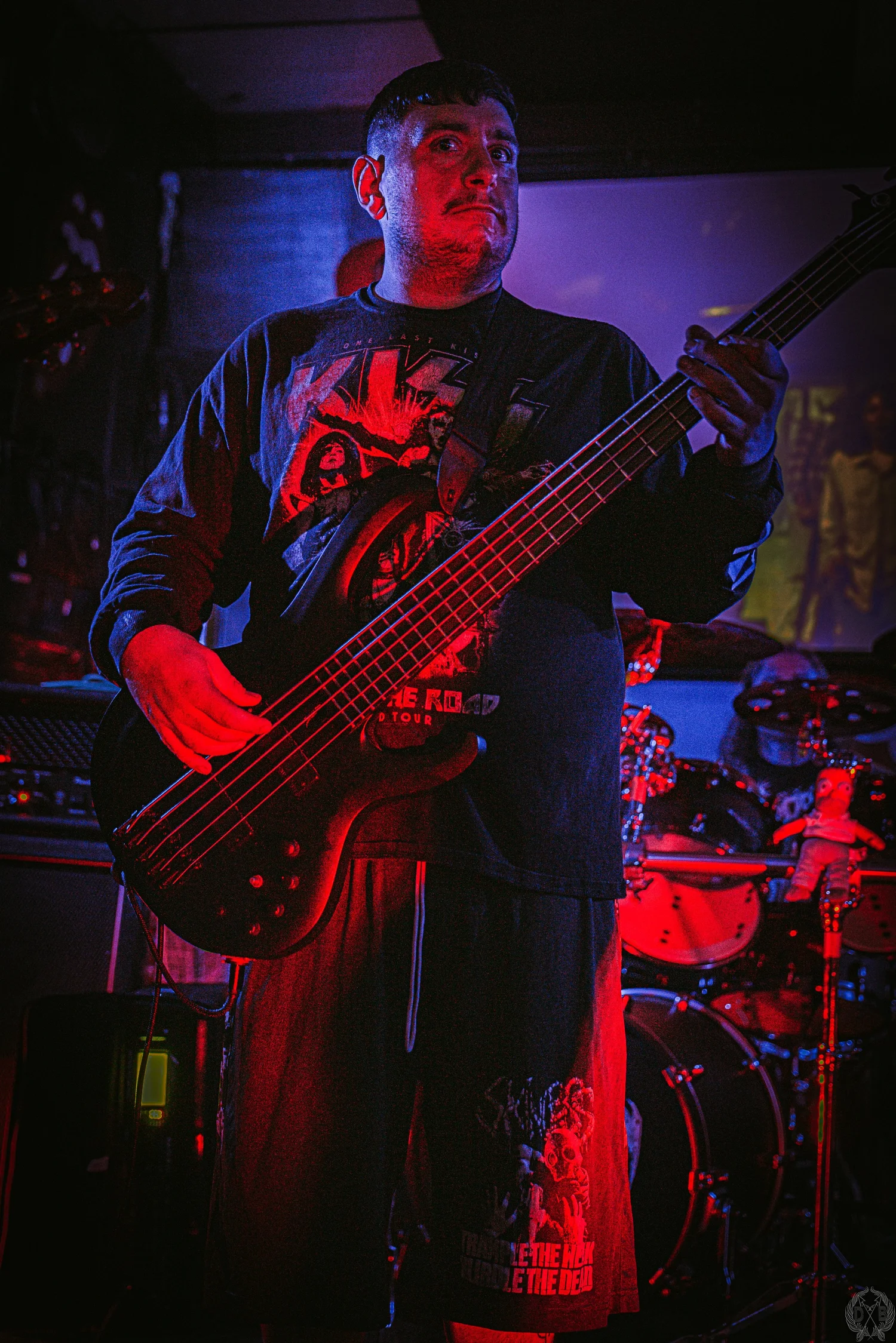 Chronepsis captured in motion during a concert performance