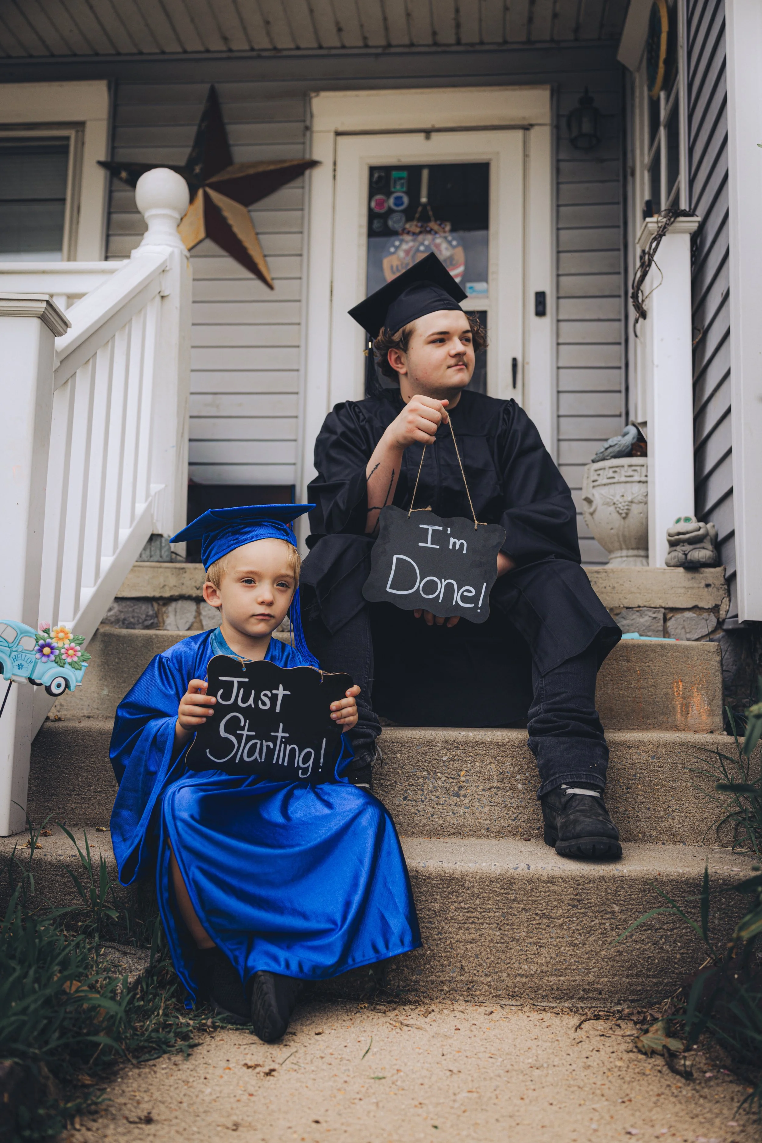 Graduation portrait from Misty Hagerty's milestone session