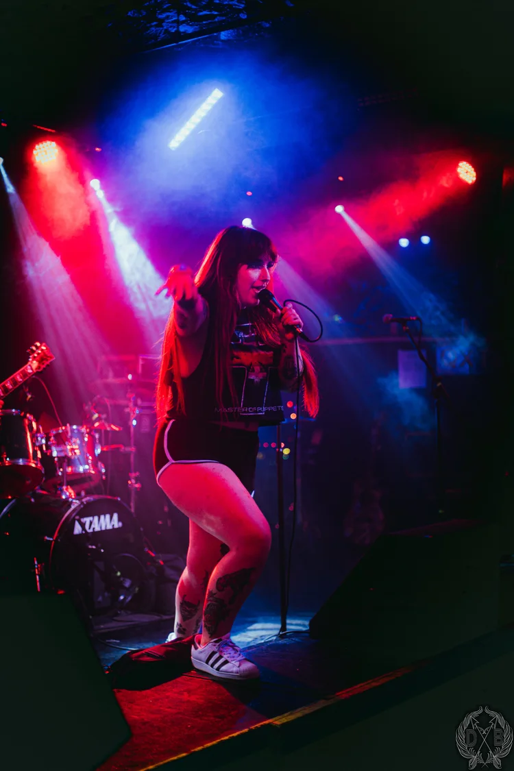 The Martyr performing live on stage during a concert