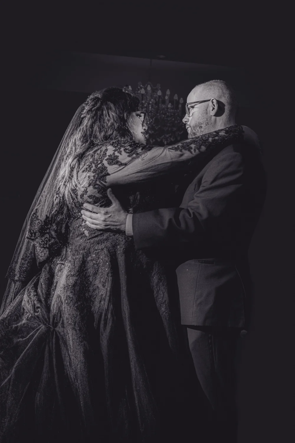 Guests sharing a celebratory moment during an event