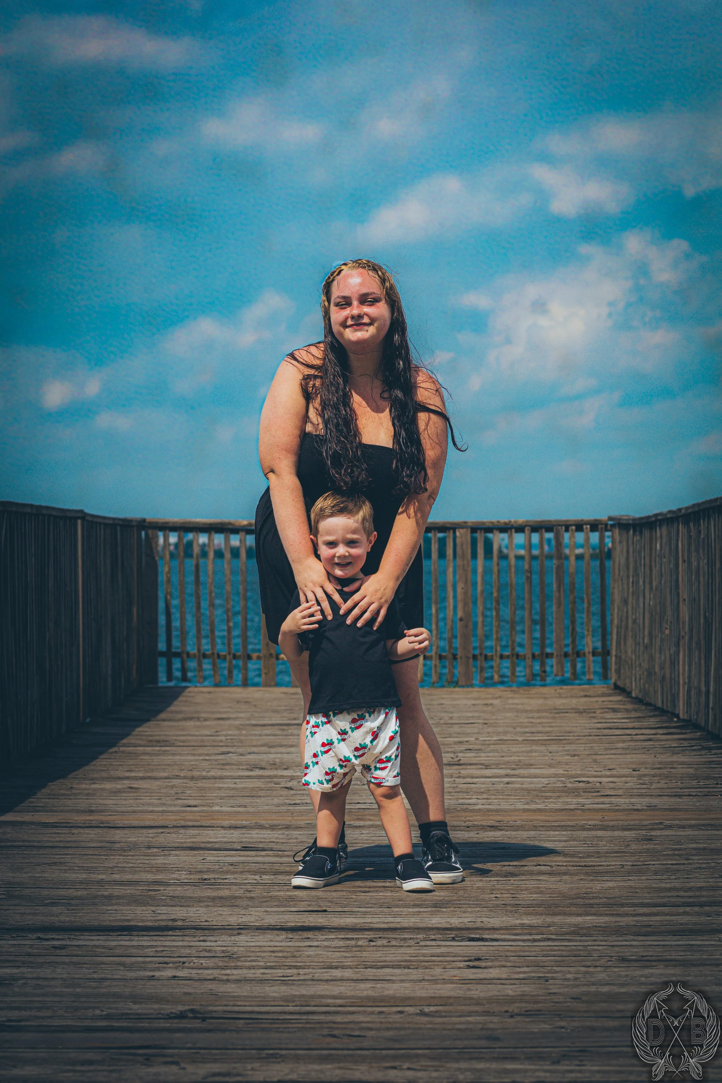 Kids and family portrait by Drew B Photography
