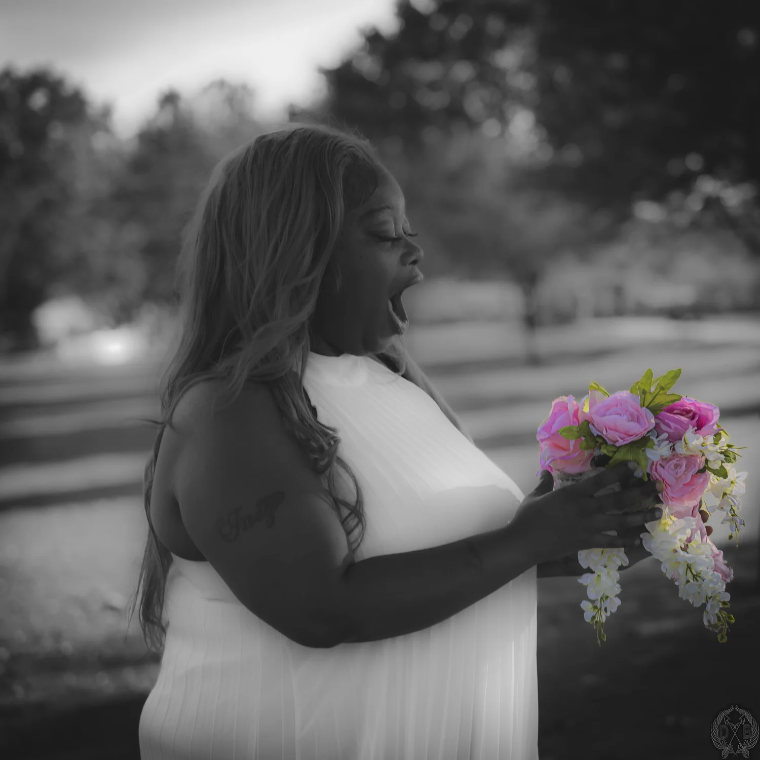 Couple featured in a relaxed portrait session