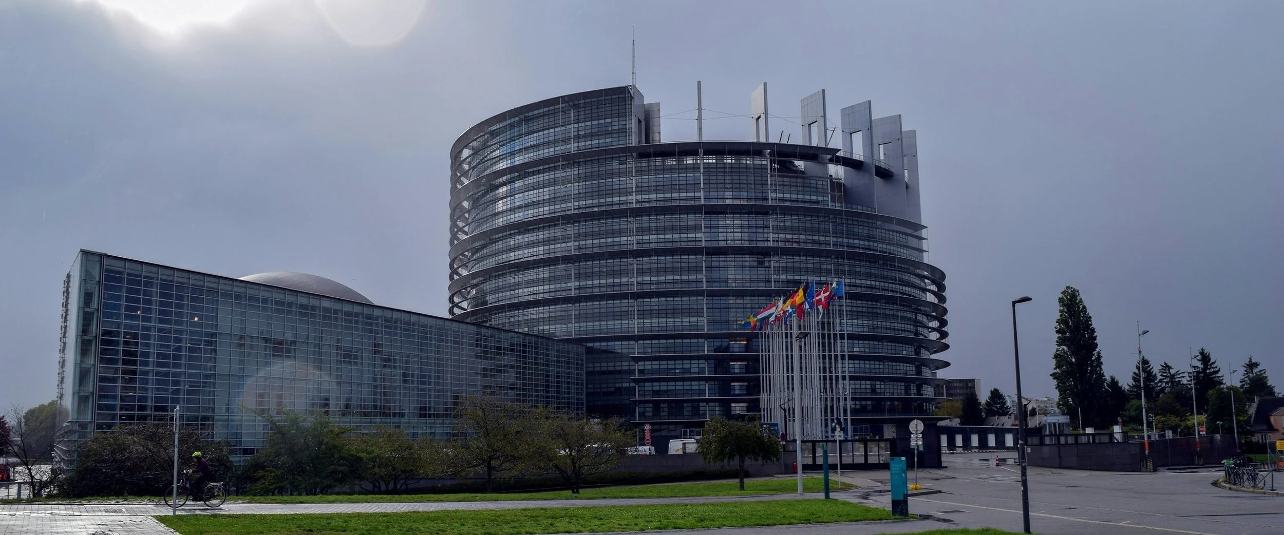 The European Parliament building in Strasbourg