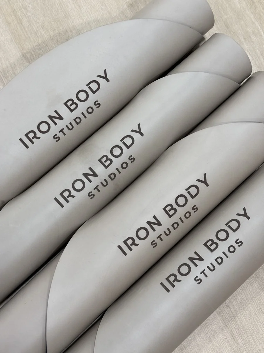 Branded IronBody Studios mats
