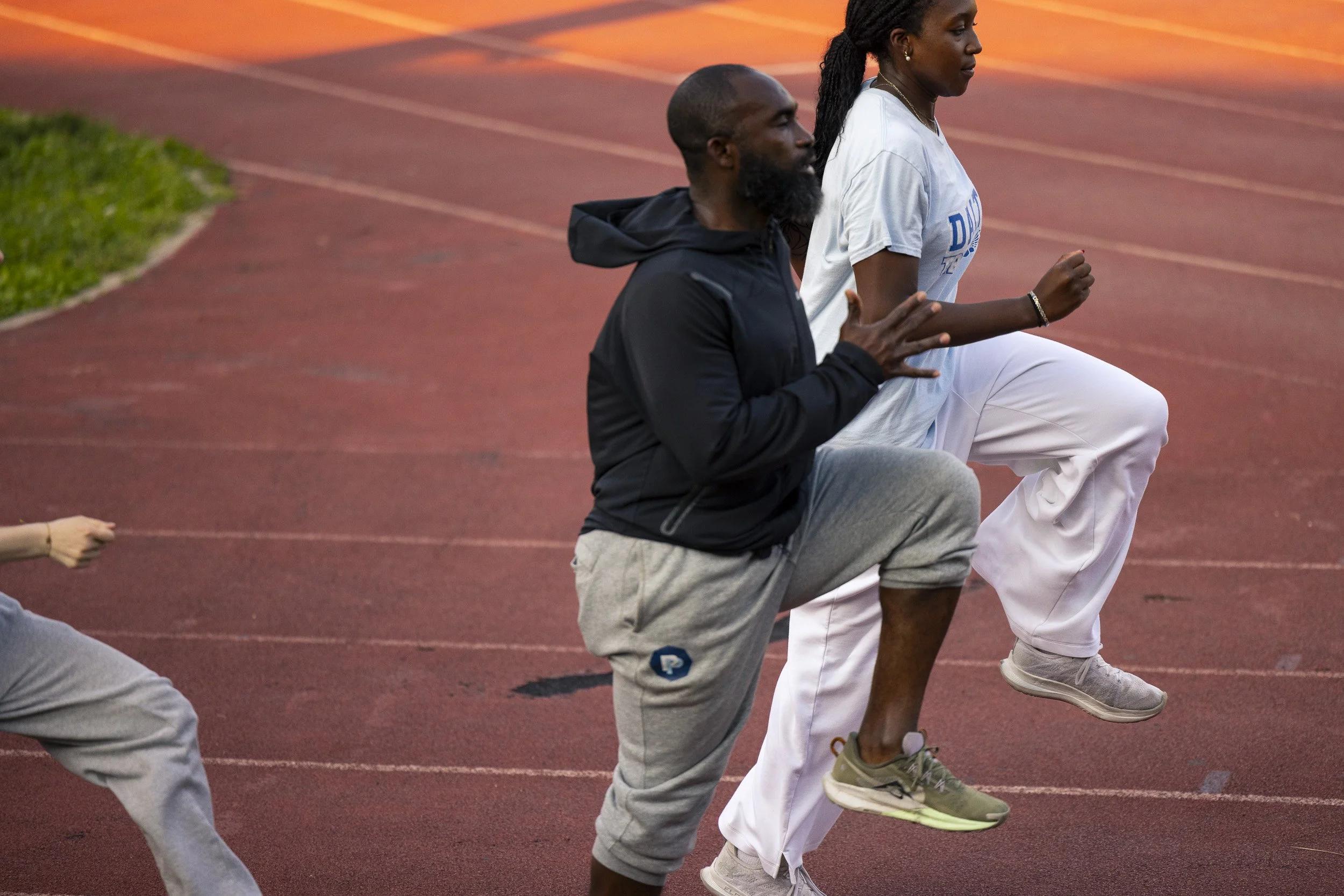 BSP coach working with young athlete