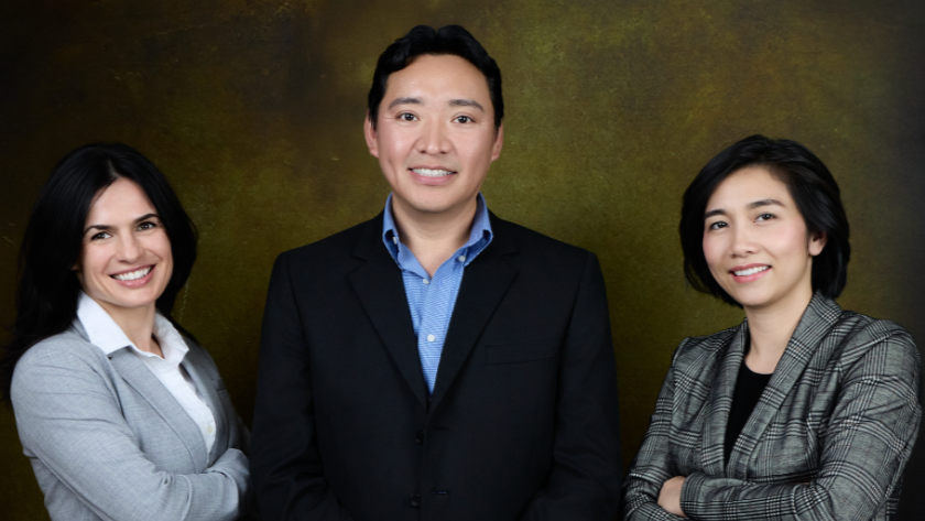 2025/2026 scholarship recipients: Maryana Lazurko, Kalsang Choedhan, and Ellie Cao