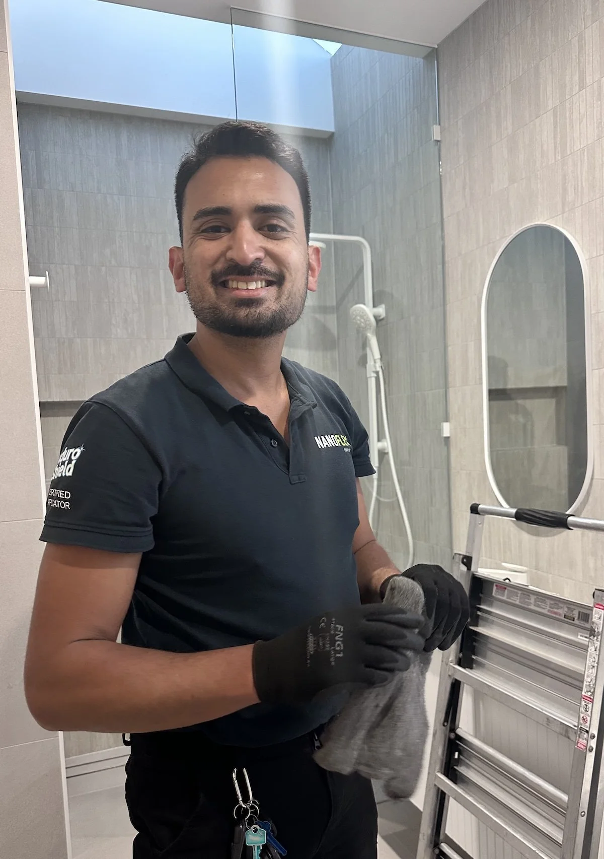 Amir, owner and commercial EnduroShield applicator at NanoFlex Coatings in Melbourne