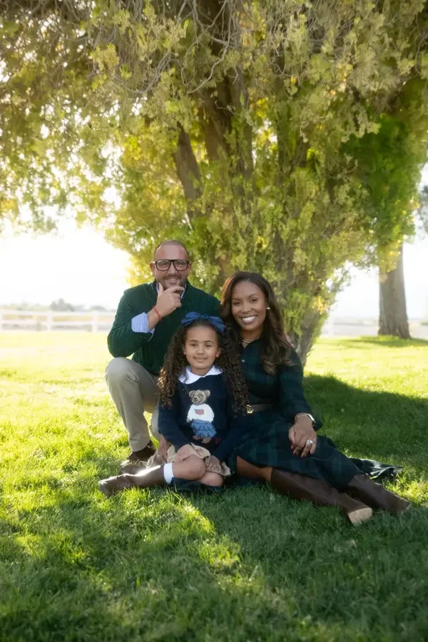 Lin and Steve Jerome with their daughter Margaux