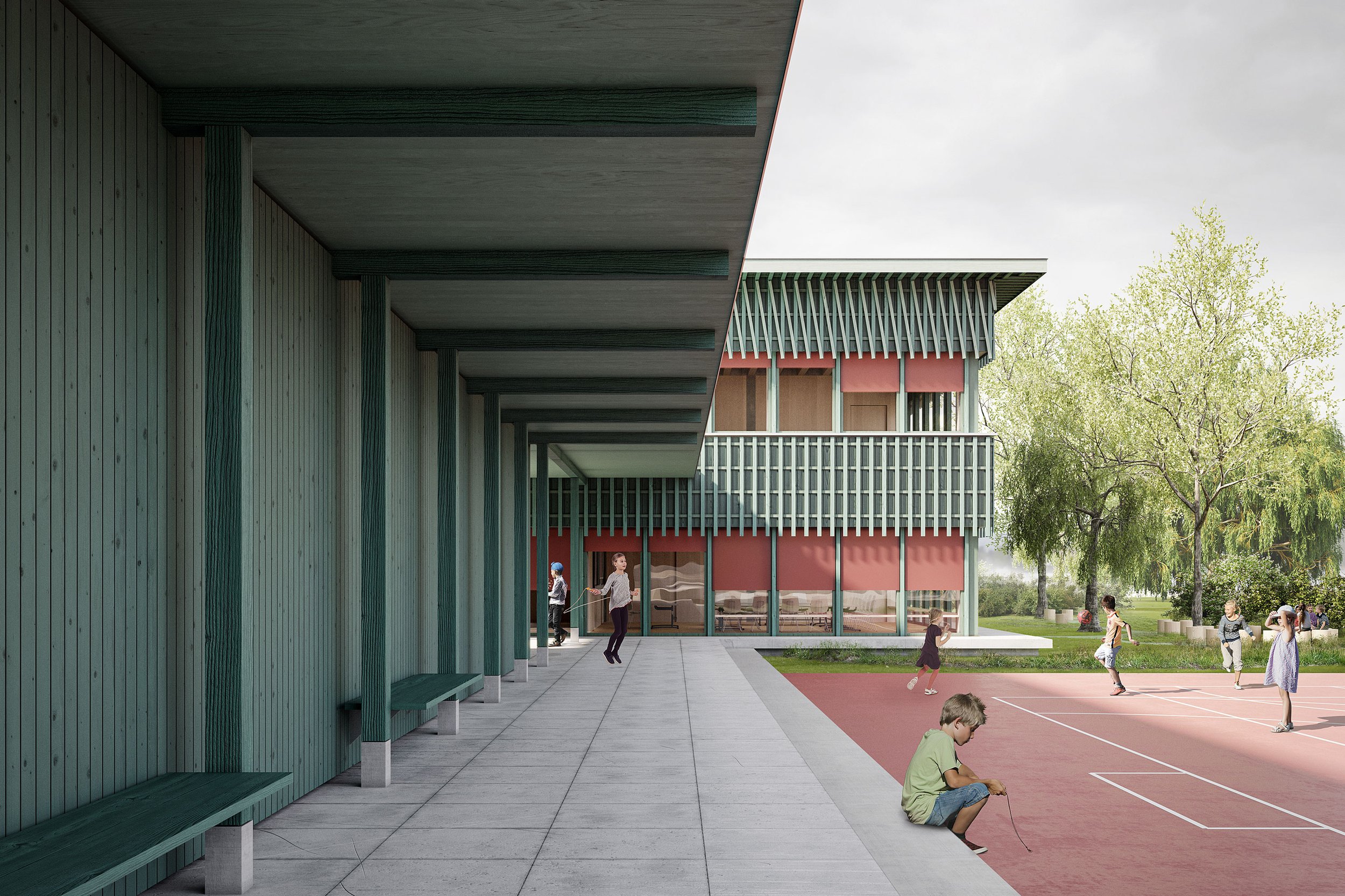 Perspektive Sportplatz