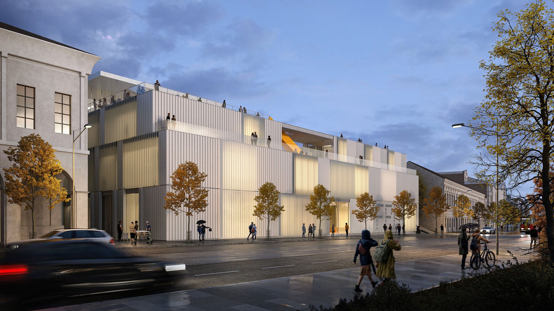 Blick von der Karadžordževa-Straße