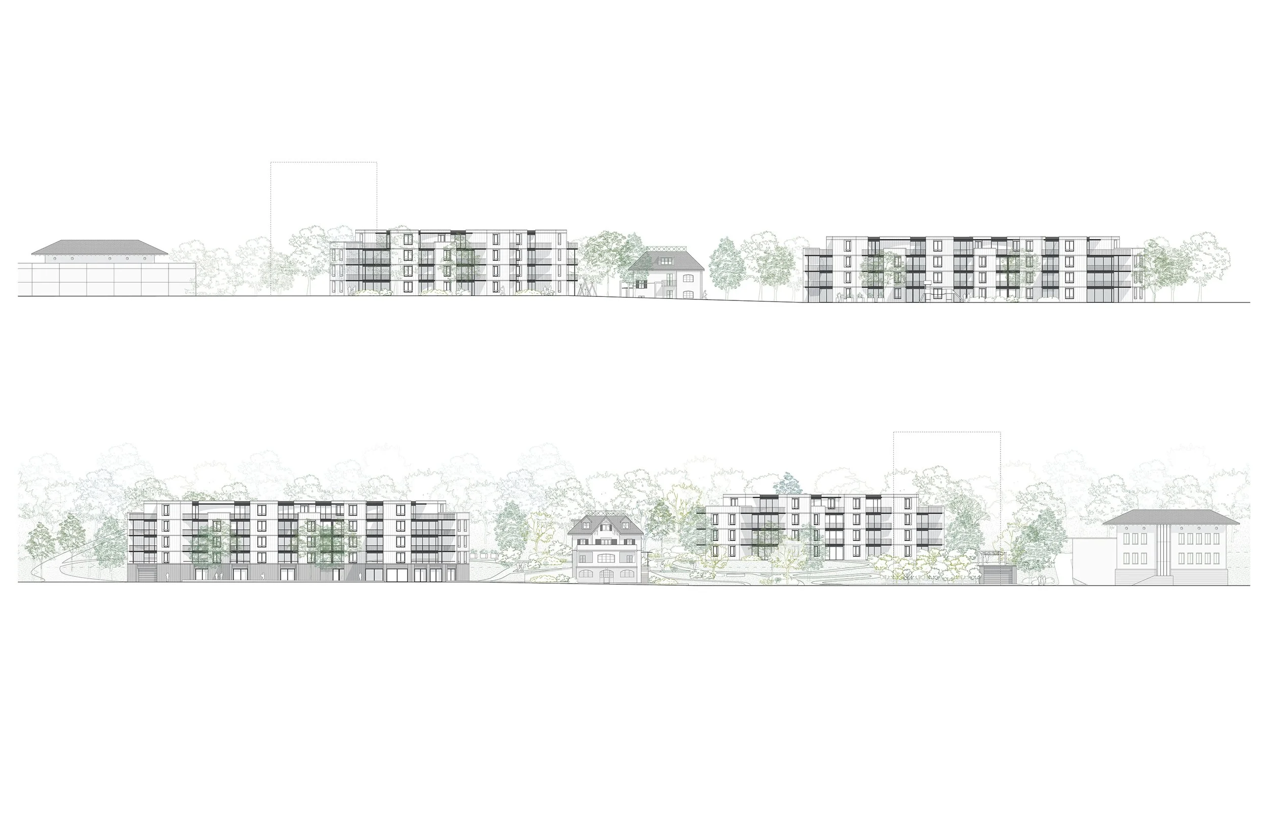 Süd- und Nordansicht
