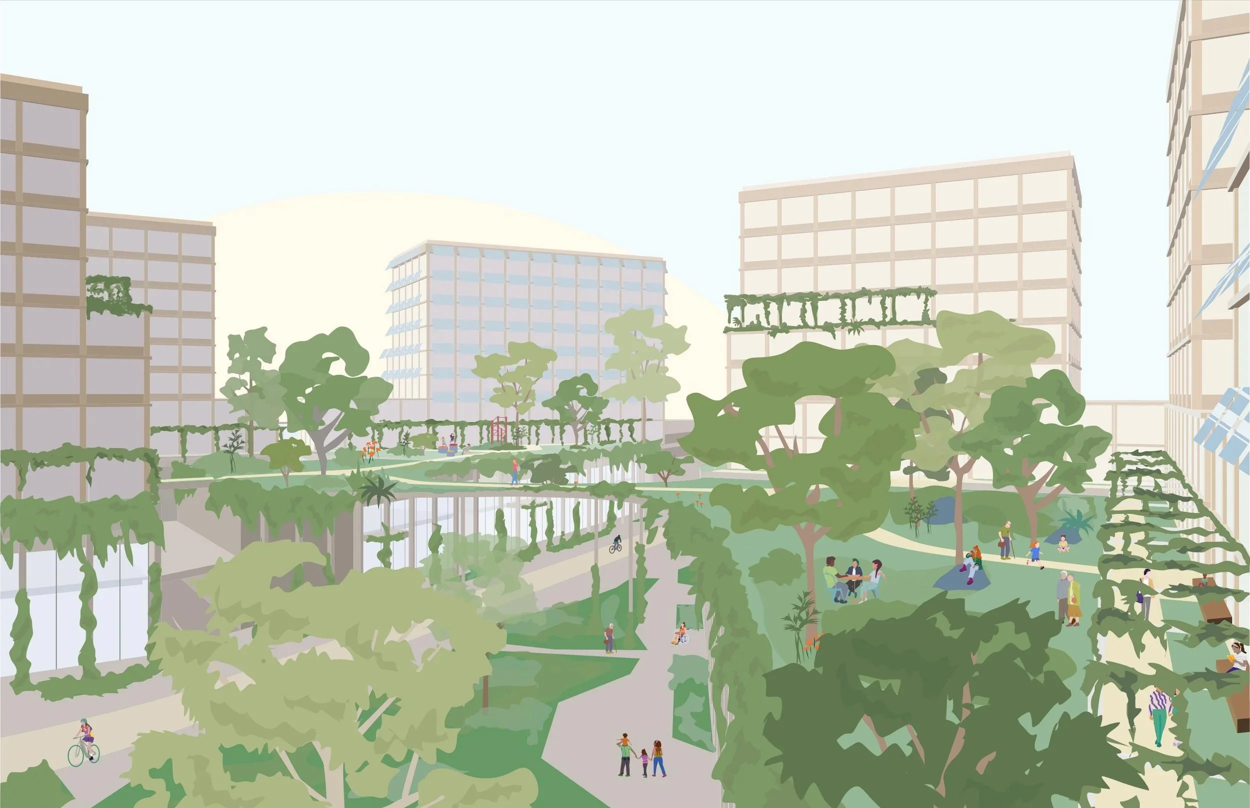 Central Garden Perspektive