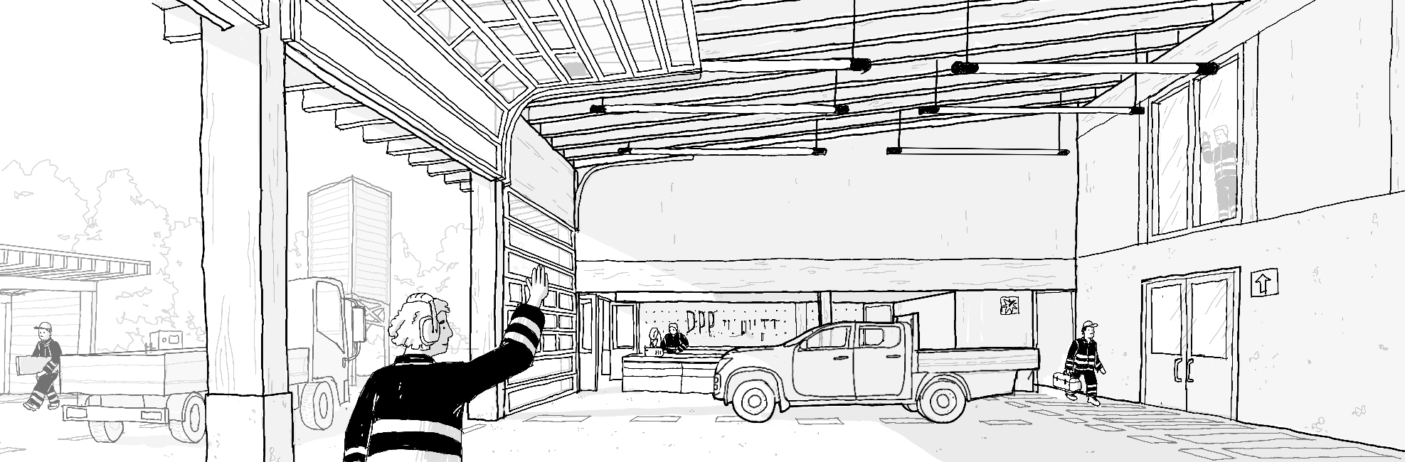 Innenraumperspektive