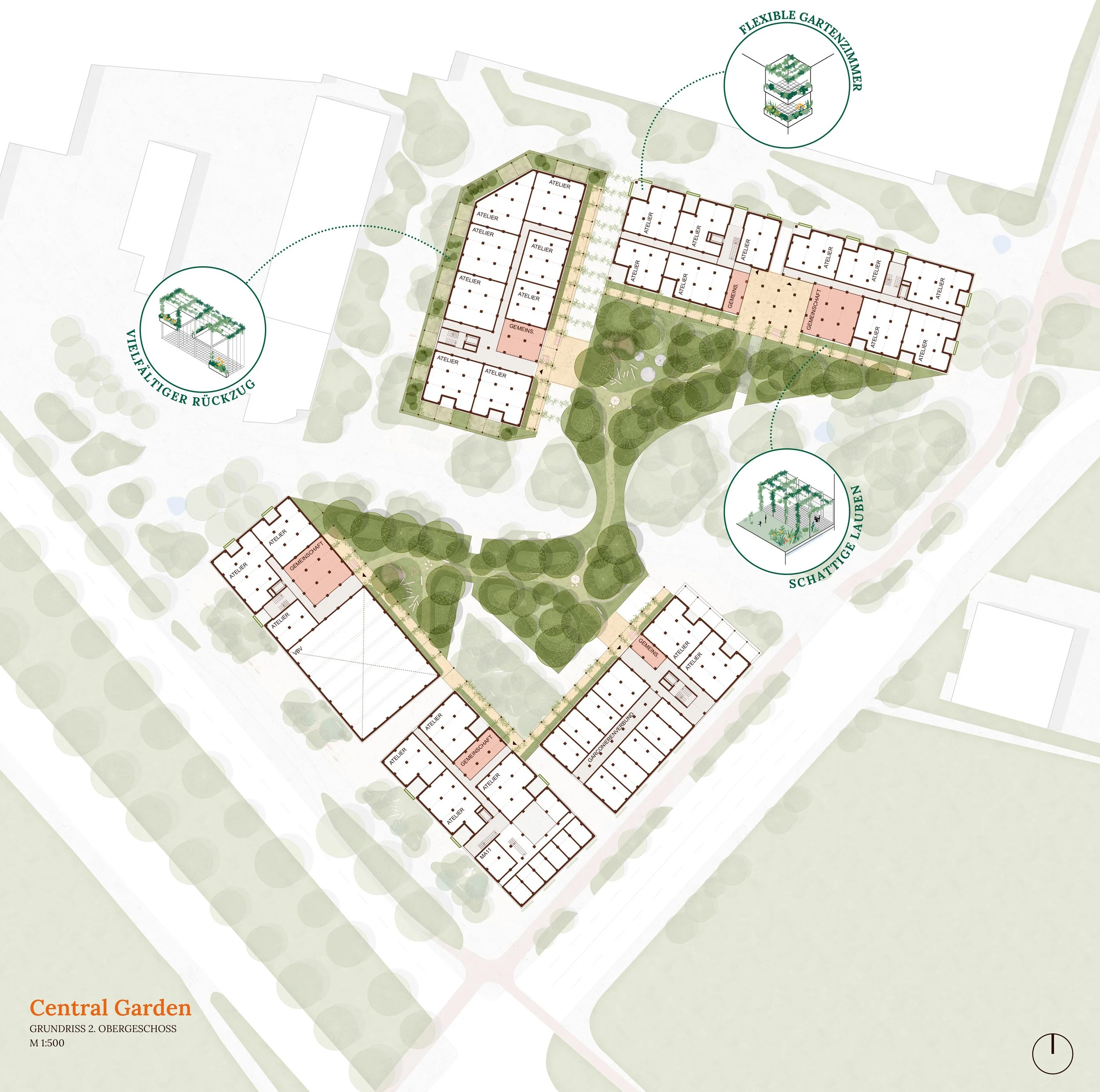 Grundriss 1. Obergeschoss