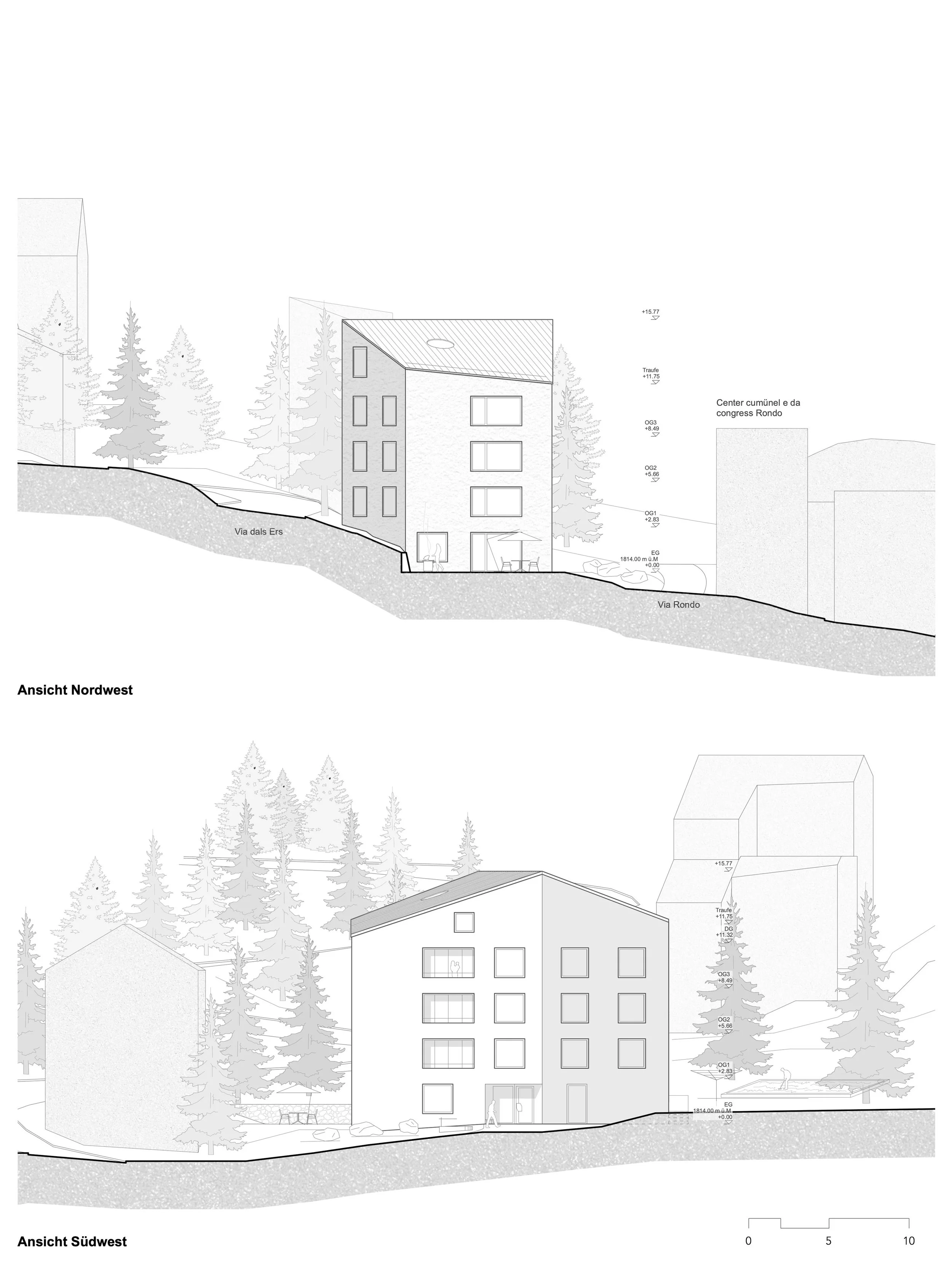 Süd- und Westansicht
