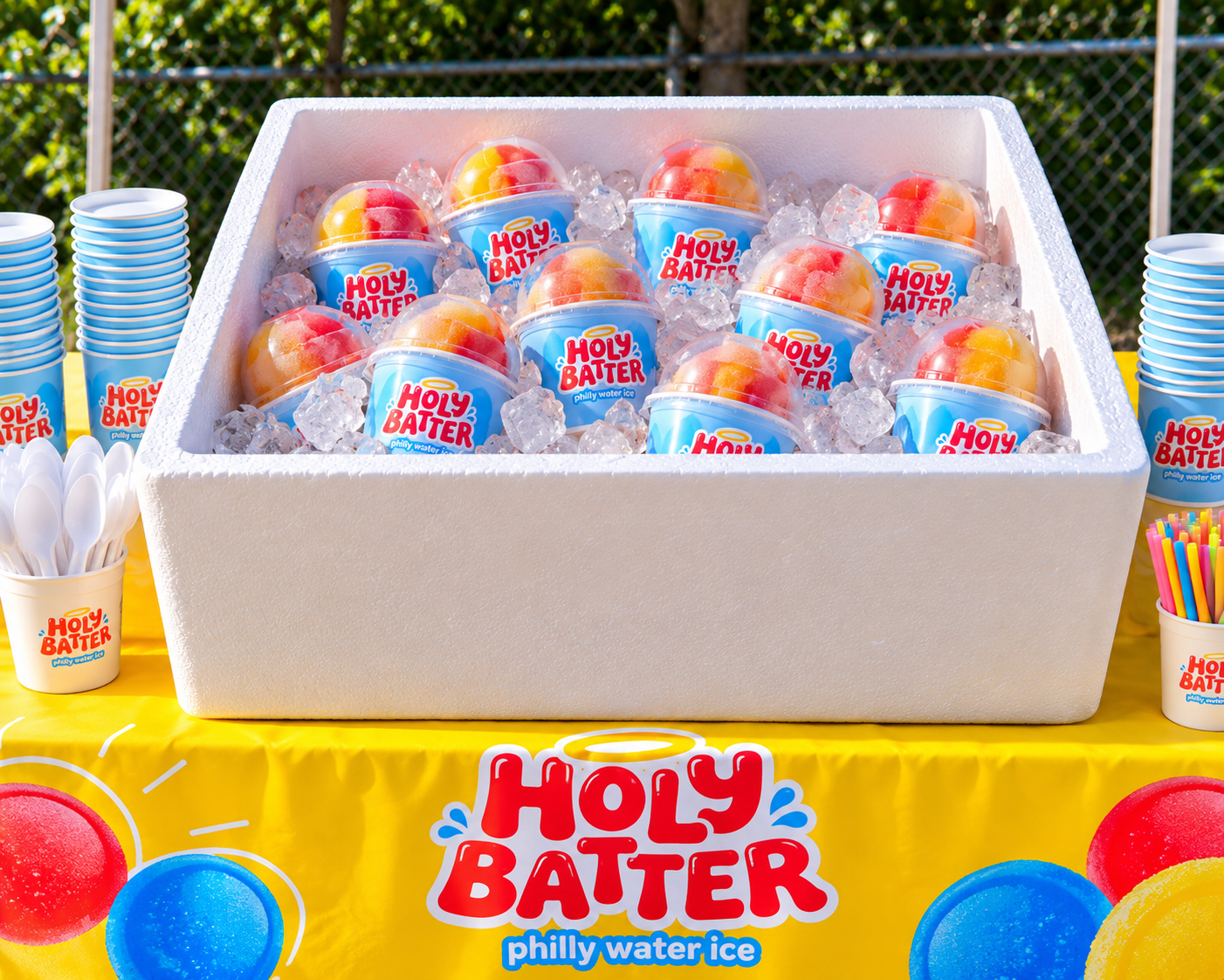 Holy Batter By the Cup disposable cooler
