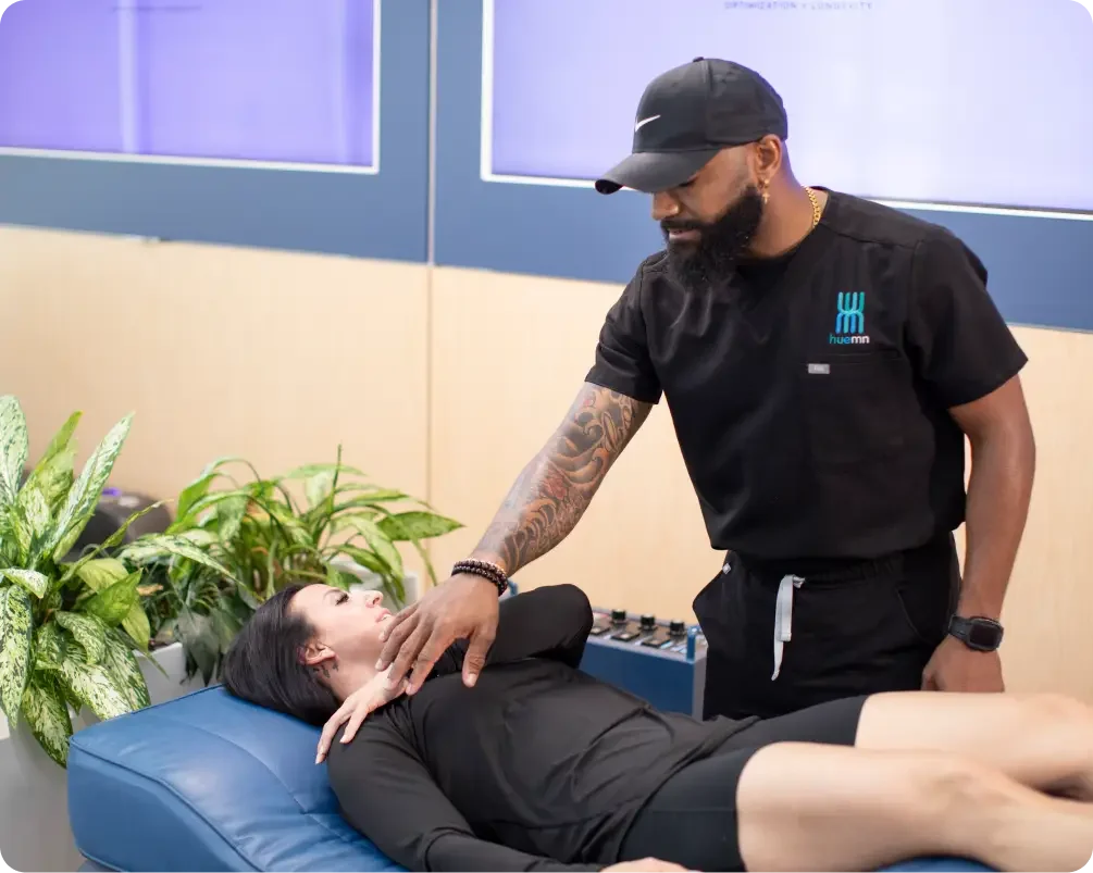 PEMF therapy treatment at Huemn in Houston