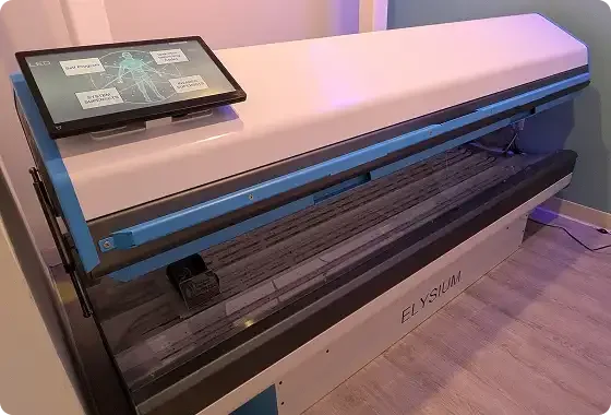 Elysium Red Light Bed at Huemn Houston