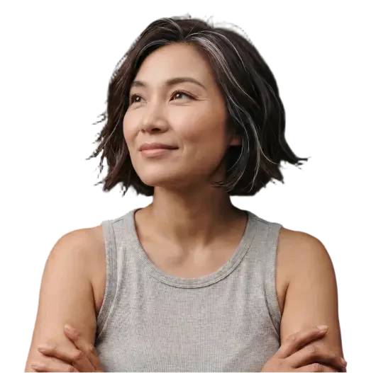 Smiling woman, a Huemn BHRT patient