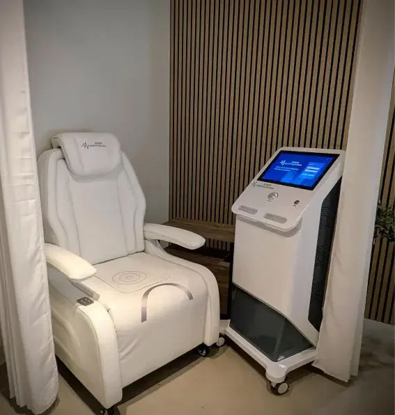 Pelvic Floor Therapy Chair equipment at Huemn in Houston, TX