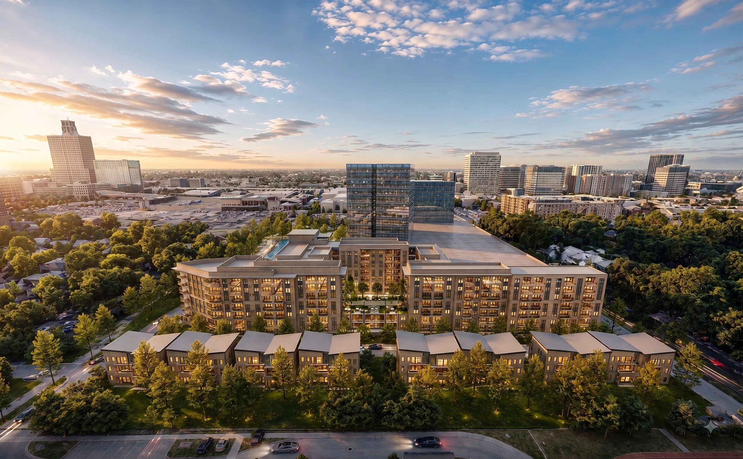 Confidential mixed-use development