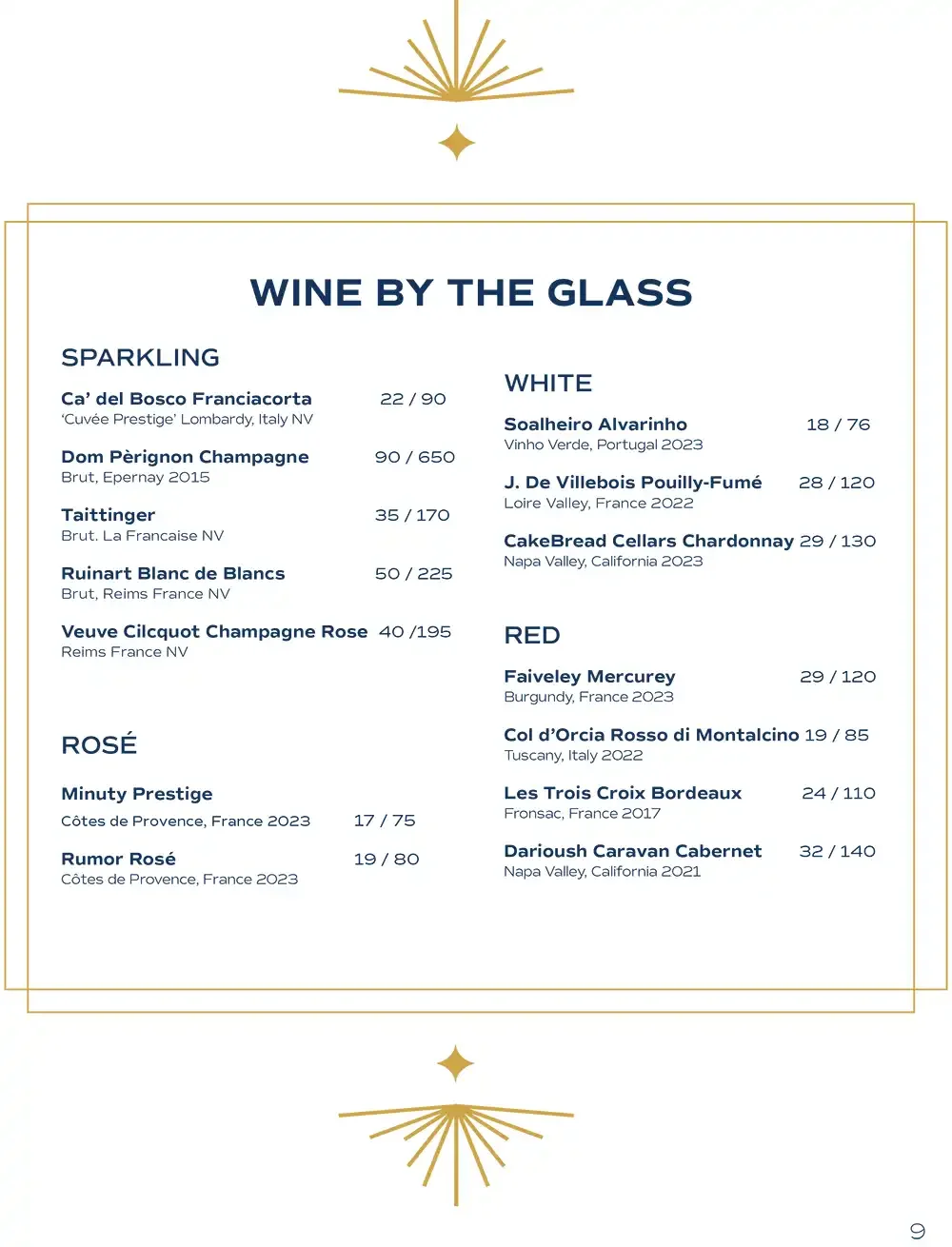 beer, wine & spirits