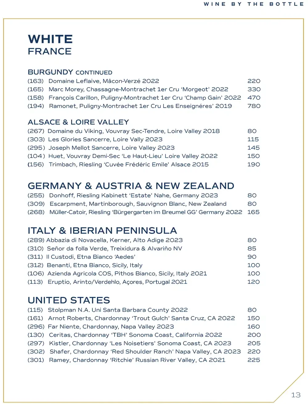 beer, wine & spirits
