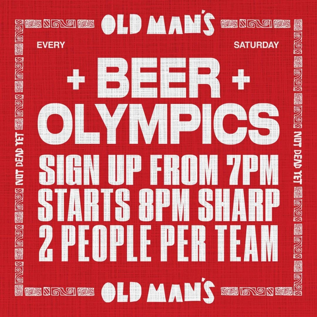 Old Man’s Beer Olympics / Saturday