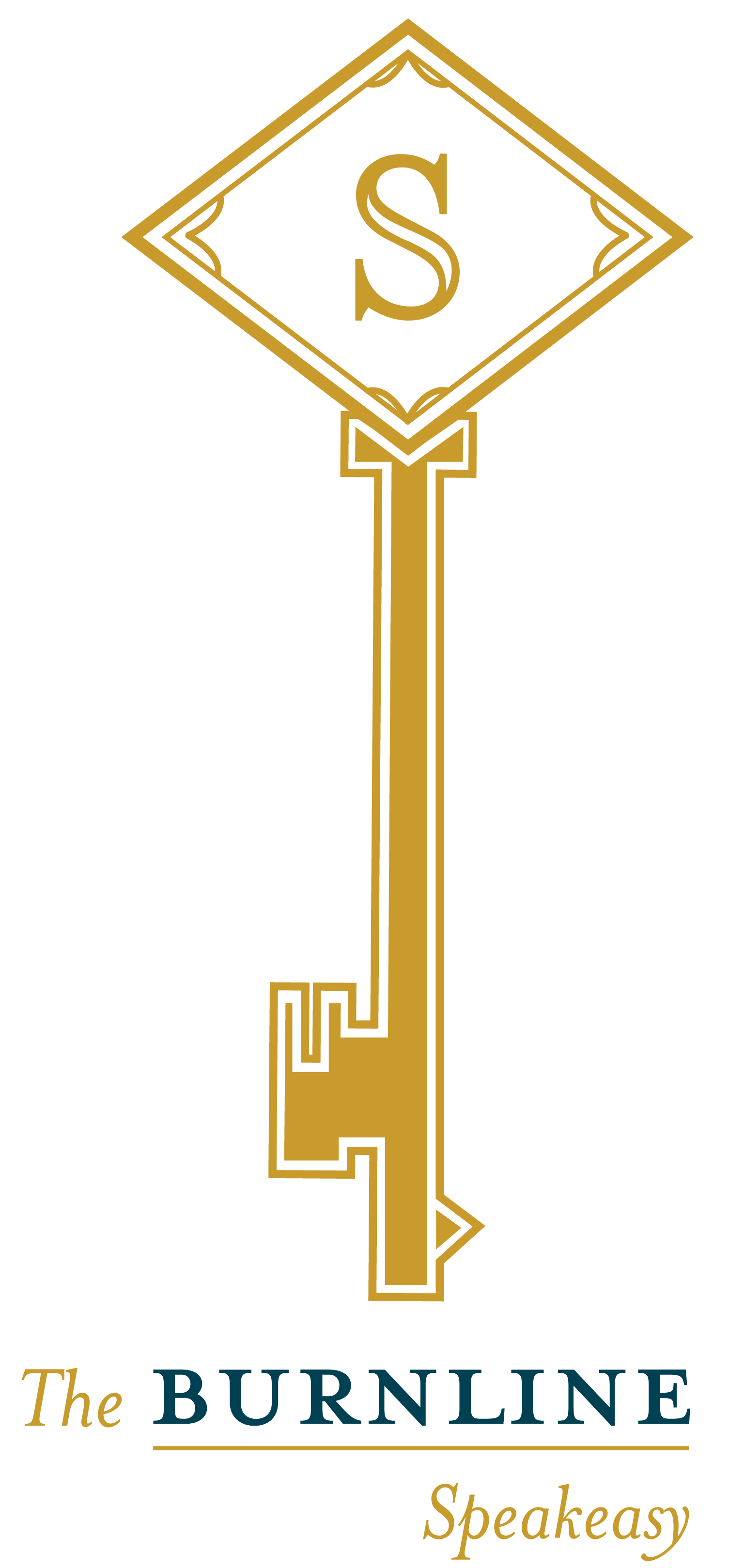 The Burnline Speakeasy Key Logo