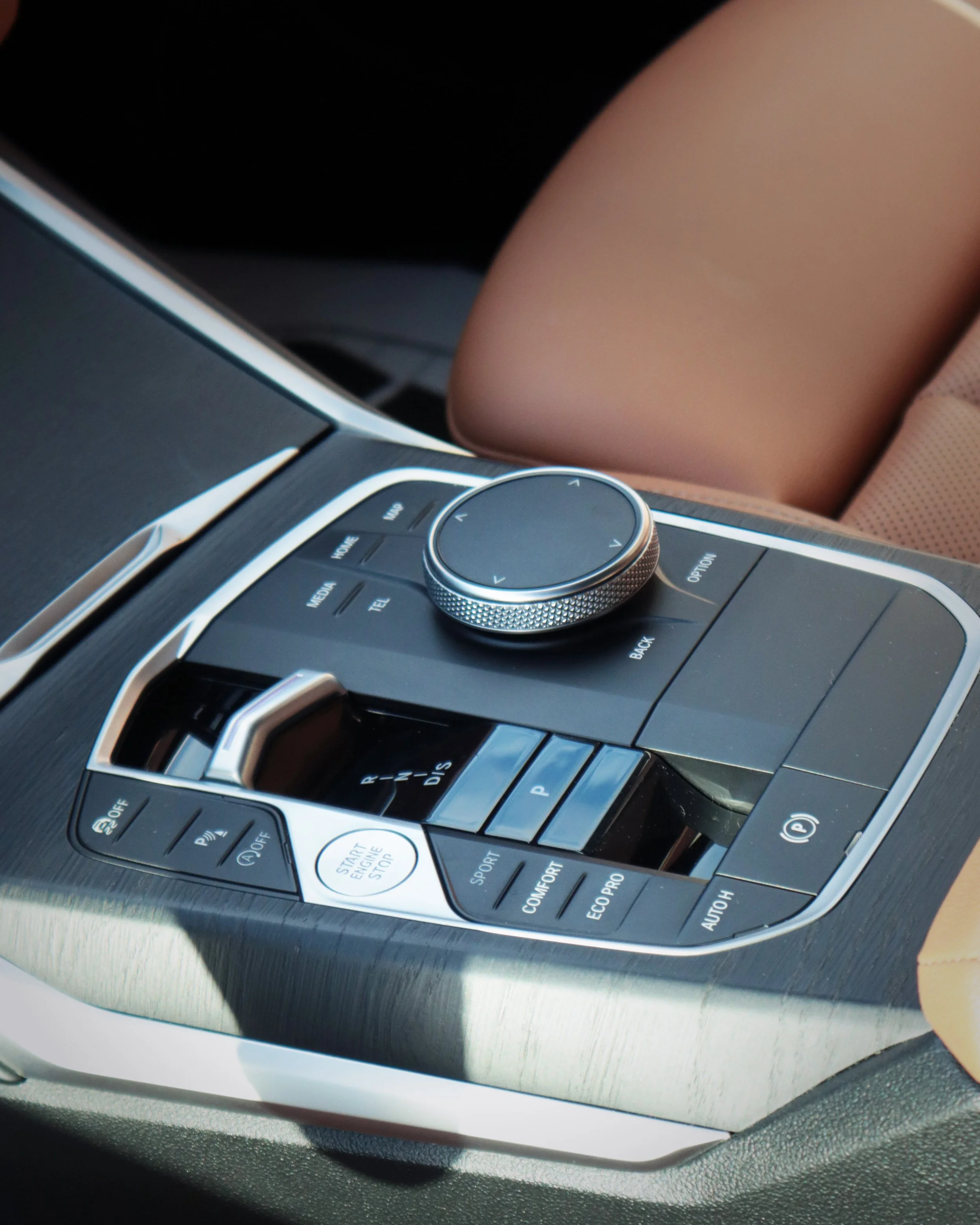 Detailed center console and interior cleaned by Carsology