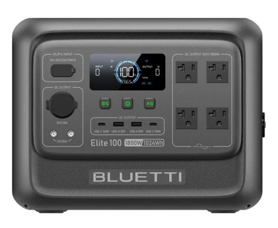 BLUETTI Elite 100 V2 portable power station for home backup California