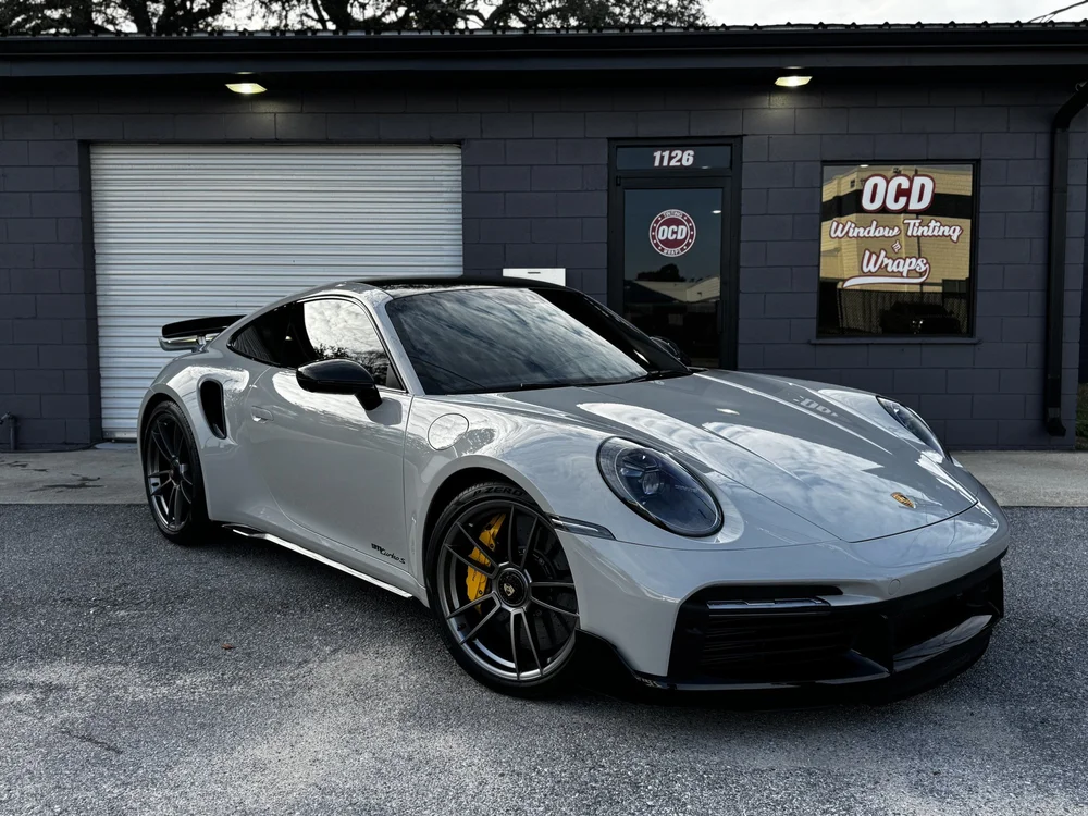 Porsche 911 Turbo Cabriolet: PPF + ceramic coating at OCD Tinting & Wraps, Fort Walton Beach