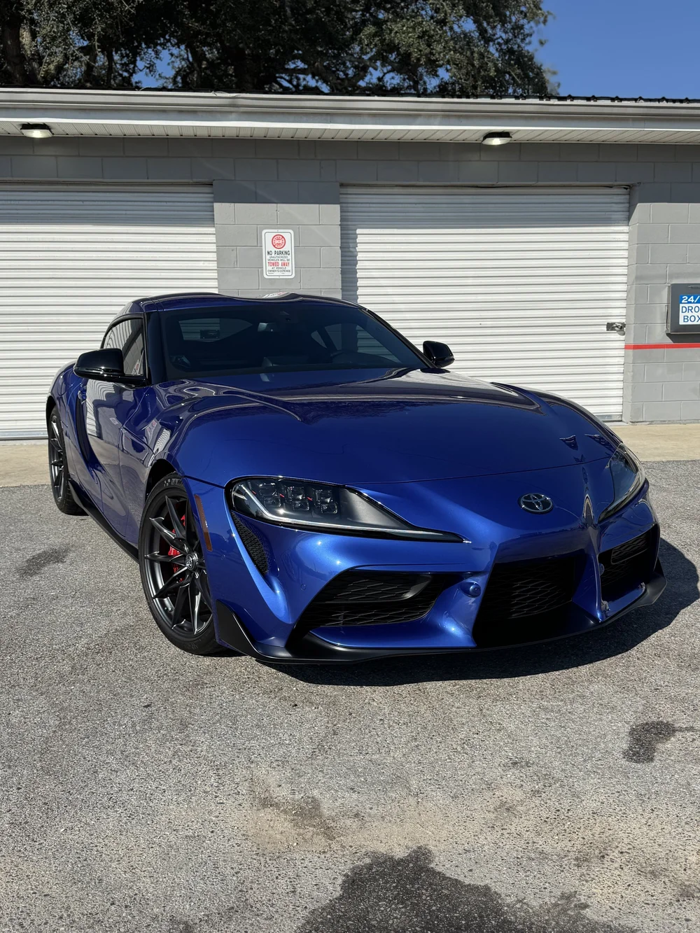 Toyota GR Supra: Paint correction + ceramic at OCD Tinting & Wraps, Fort Walton Beach