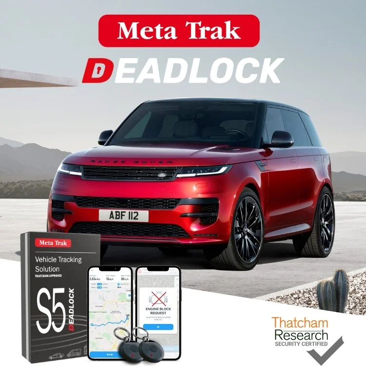Meta Trak S5 DEADLOCK tracker and immobiliser