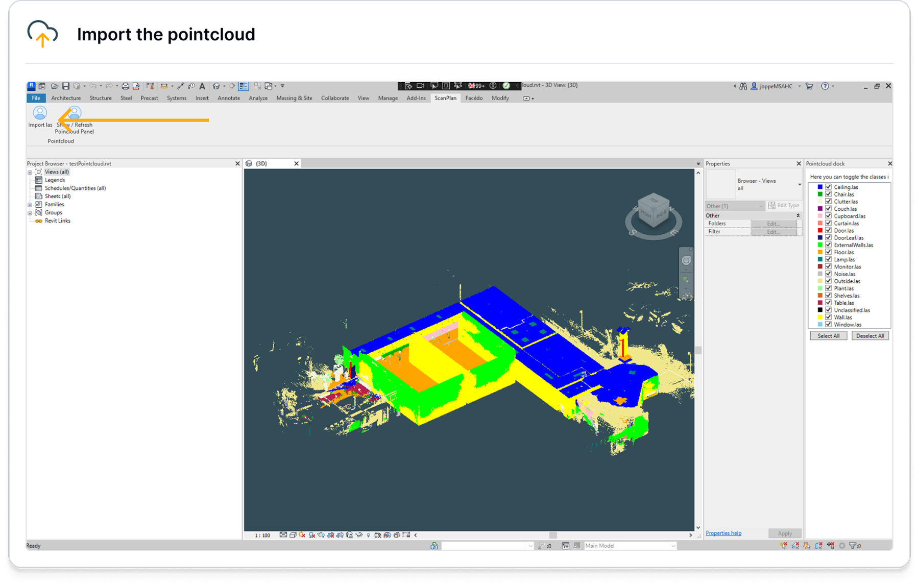 upload pointcloud