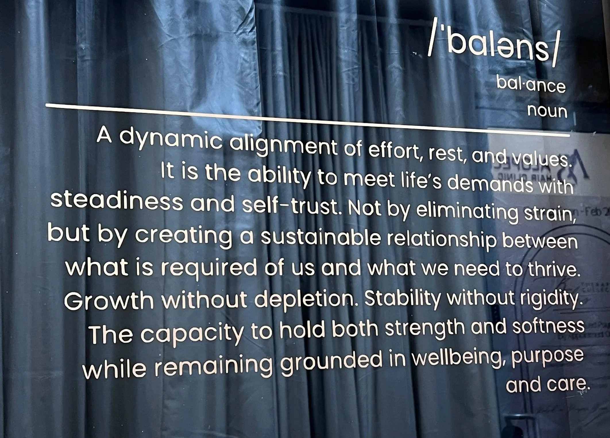 Definition of Balens — balance
