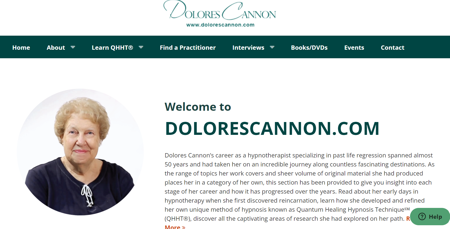 Dolores Cannon official site image