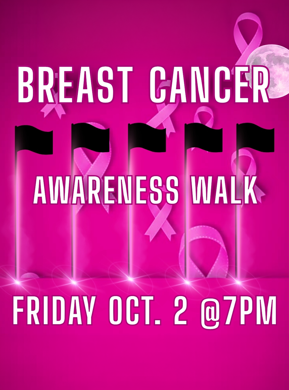 Turn the Park Pink Breast Cancer Awareness Walk flyer