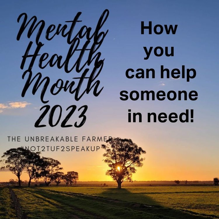 Mental Health Month 2023 - How you can help someone in need